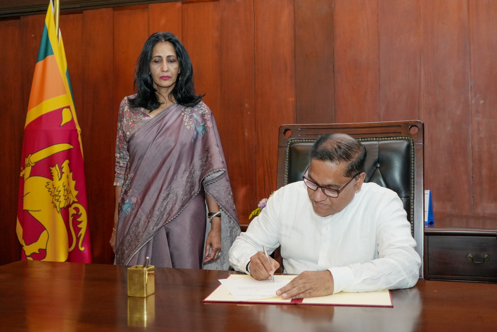 Foreign Minister Vijitha Herath assumes duties