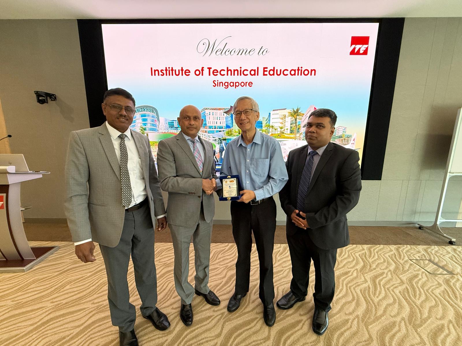 TVEC Sri Lanka Explores Collaboration with ITE Singapore