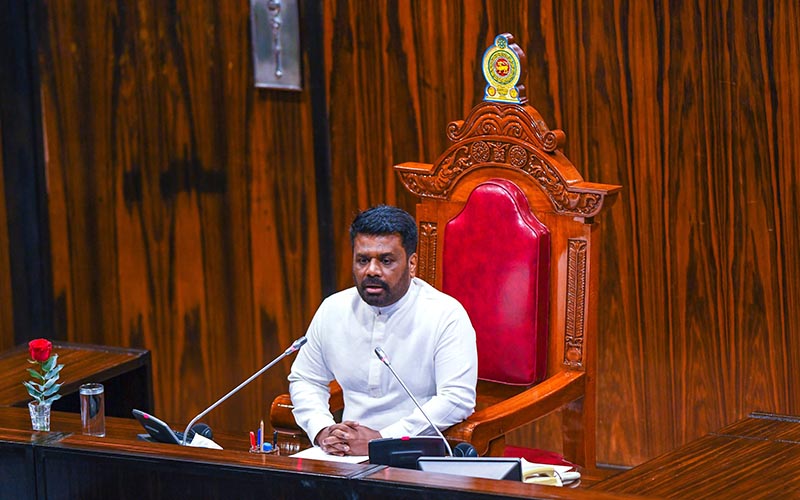 The Full Speech Delivered by President Anura Kumara Dissanayake at the Inauguration of the First Session of the Tenth Parliament